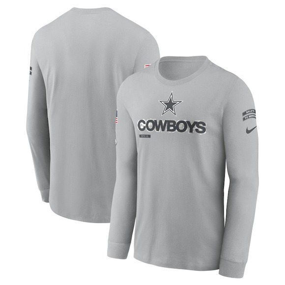 Nike Other - NWT Men's Dallas Cowboys Nike Salute to Service Long Sleeve Tee- Small - Gray